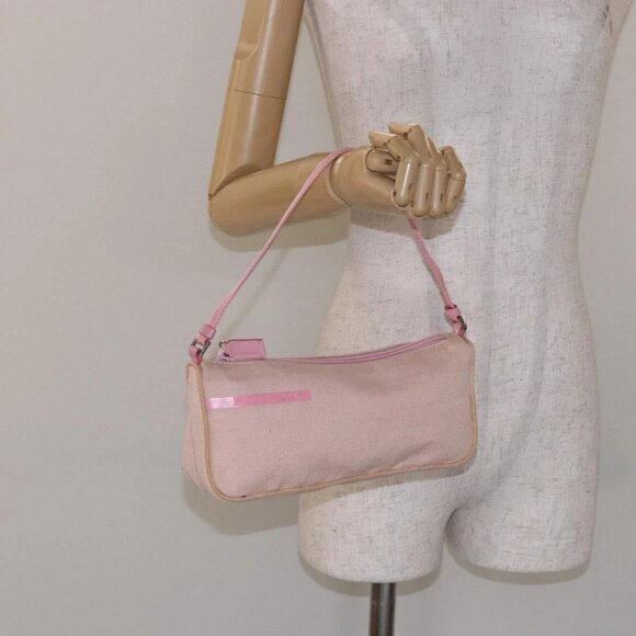PRADA Sports Accessory Pouch Canvas Gray Silver Auth - Picture 15 of 16